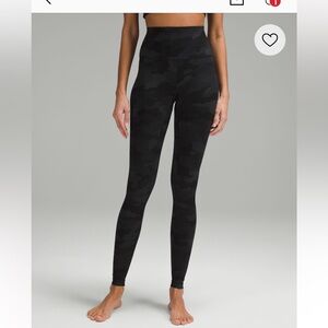 lululemon athletica Black Camouflage Align Pants